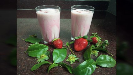 Strawberry milkshake recipe,