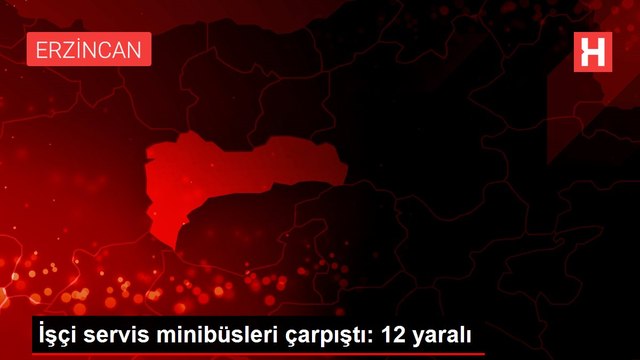 İşçi servis minibüsleri çarpıştı: 12 yaralı