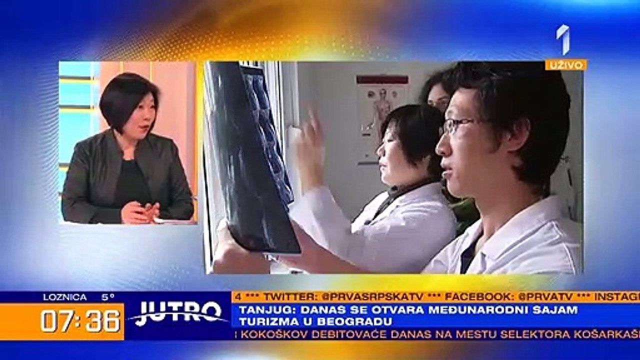 JOVANA JOKSIMOVIČ DOBILA TRETMAN OD SIMPATIČNE DOKTORKE BO UŽIVO U PROGRAMU:  Voditeljki nije bilo sve jedno kada je Kineskinja zapalila vatru na sred studija i krenula ka njoj!