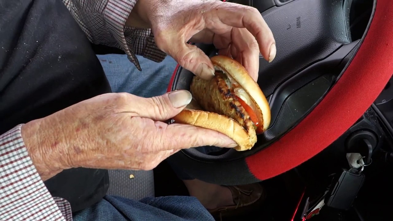 Angry Grandpa - The Burger King Chicken Burger