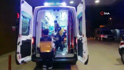 Otomobil TIR’a arkadan çarptı 2 yaralı