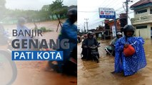 Sejumlah Ruas Jalan Utama di Pati Kota Tergenang Banjir, Kedalaman Air hingga 60 Centimeter