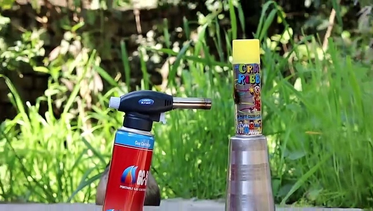 5 Experiment With Crazy Ribbon Can - जो की नही करने चाहिए || Crazy Ribbon Vs Gas Torch & Cutting