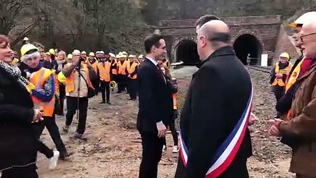 Inauguration du tunnel de Vanémont par Jean-Baptiste Djebbari