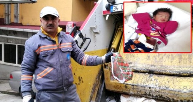 Şişli'de yeni doğmuş bebeği poşete koyup çöpe attılar