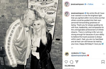 Jessica Simpson praises dad Joe on his birthday