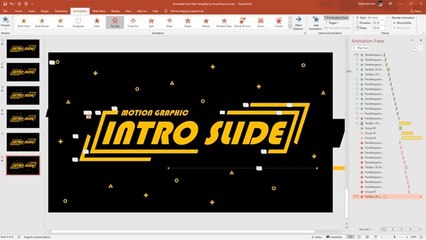 Make Animated Video Intro in PowerPoint