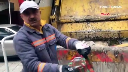 Şişli'de çöp kamyonuna atılan çöplerin arasında bebek çıktı