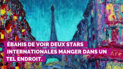 Quand Kanye West et Kim Kardashian débarquent dans un fast-food en plein Paris