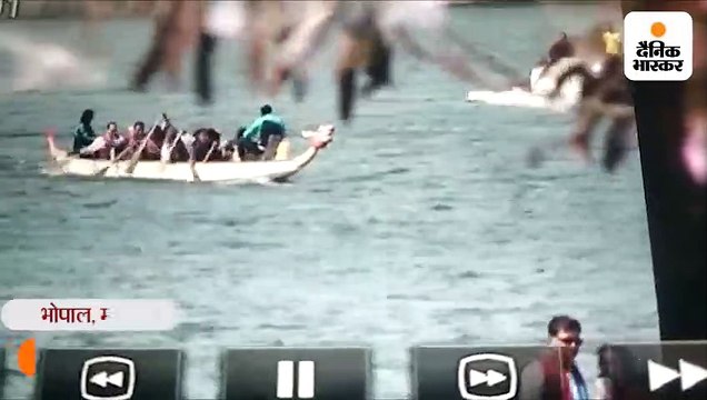 ड्रैगन बोट रेस के दौरान नाव पलटी, तालाब में गिरीं एमपी के डीजीपी की पत्नी