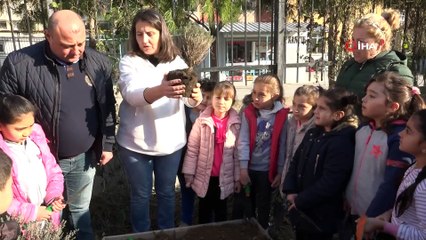 Bucalı minikler ilk kez toprakla buluştu