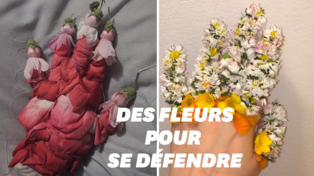 Pour calmer son anxiété, cette instagrameuse se fait des armures de pétales