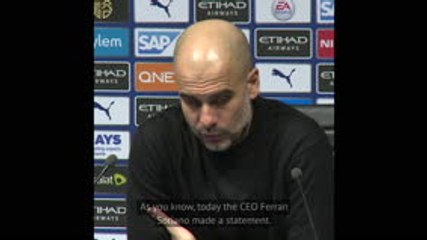 Guardiola has 100 per cent confidence in Man City appeal