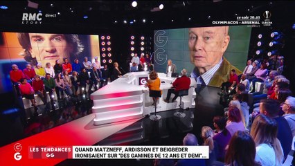 Les tendances GG: Quand Matzneff, Ardisson et Beigbeder ironisaient sur "des gamines de 12 ans et demi" - 20/02