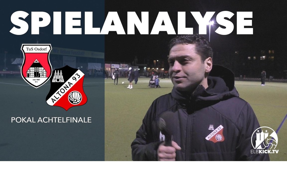 Spielanalyse | TuS Osdorf - Altona 93 (Achtelfinale, Pokal)