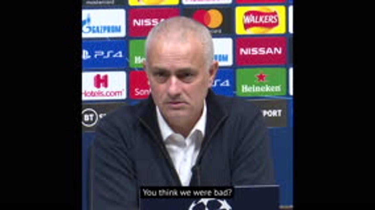 I don't like your question, I'm not going to answer - Mourinho