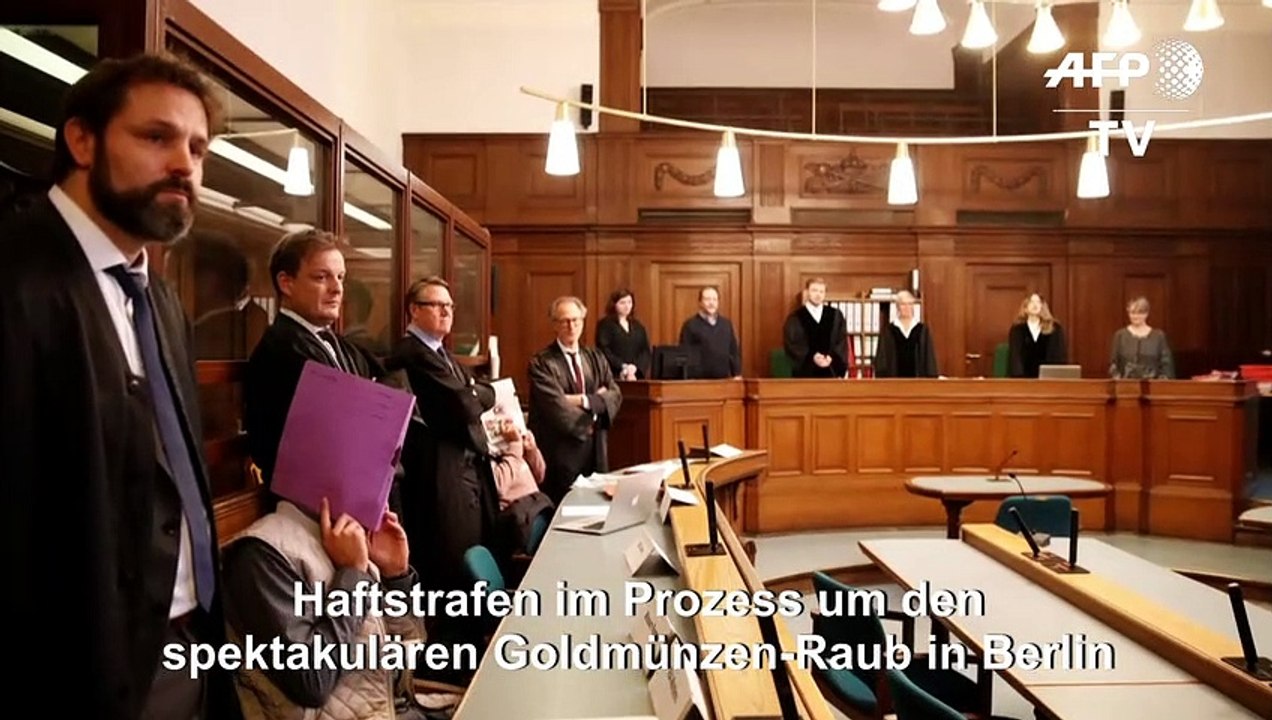 Mehrjährige Haftstrafen im Prozess um Berliner Goldmünzen-Diebstahl