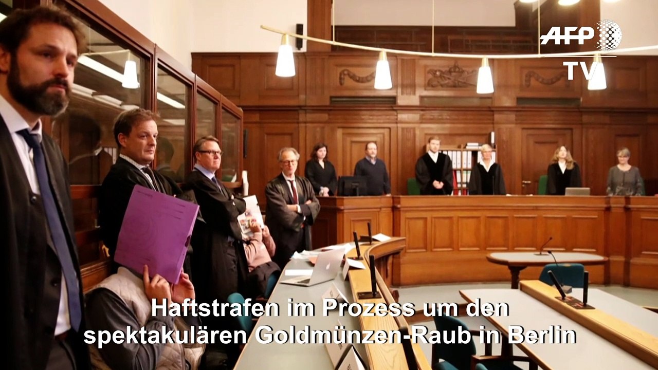 Mehrjährige Haftstrafen im Prozess um Berliner Goldmünzen-Diebstahl
