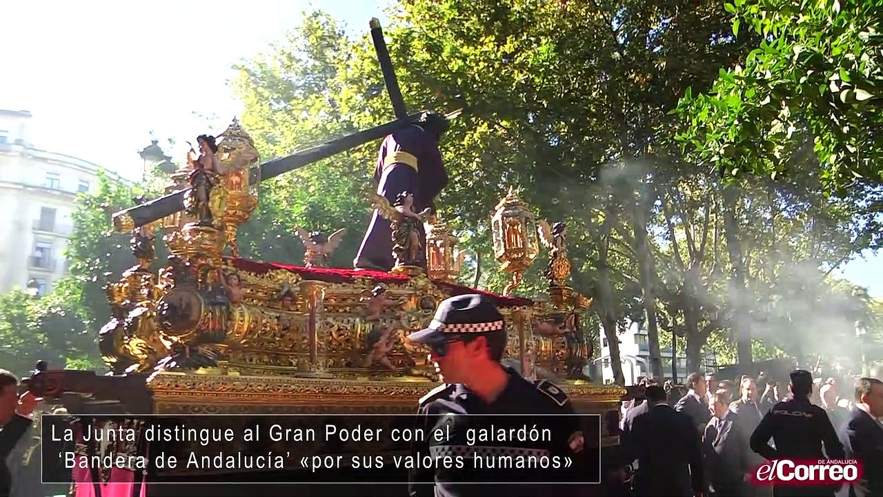 La Junta distingue al Gran Poder galardón ‘Bandera de Andalucía’ «por sus valores humanos»