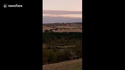 Helicopter lands close to scene of derailed train that killed 2 in Australia