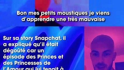 Julien Bert : énervé contre W9 et la prod des Princes, il fait une annonce
