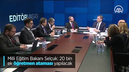 '20 bin ek öğretmen ataması yapılacak'
