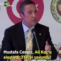 Mustafa Cengiz, Ali Koç'u eleştirdi; TFF'yi savundu