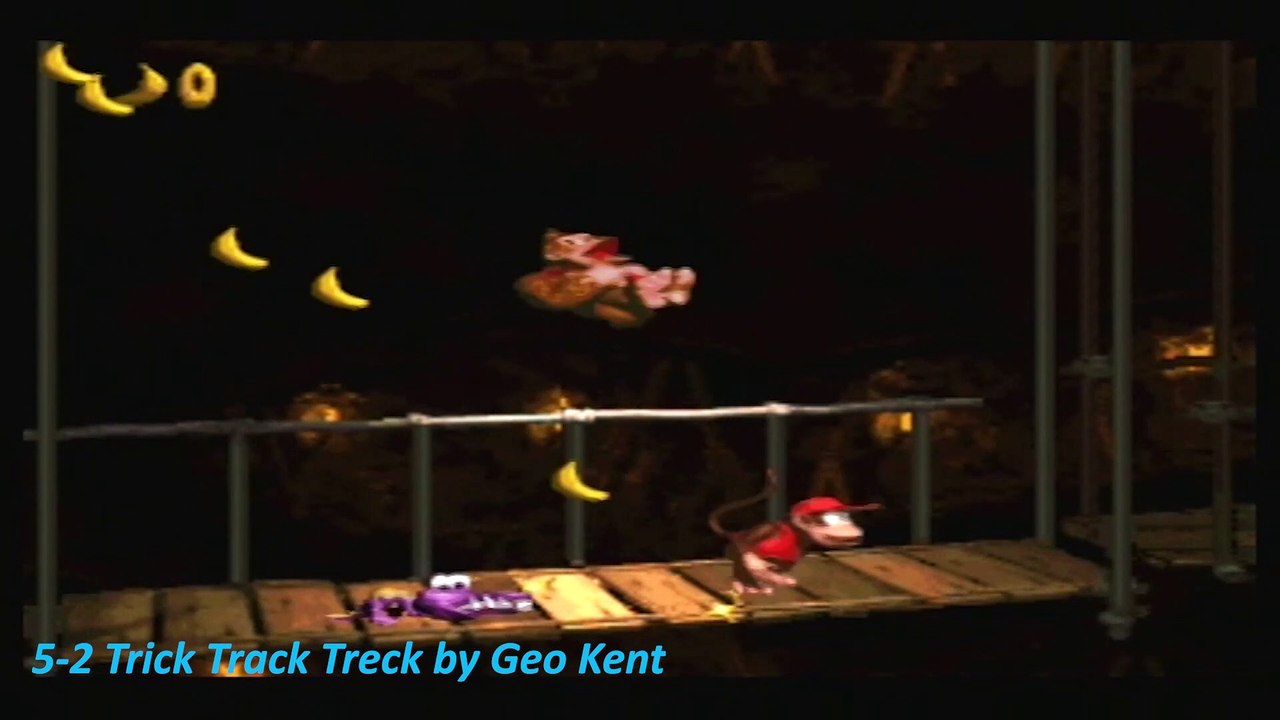 Donkey Kong Country 5-2 Trick Track Treck