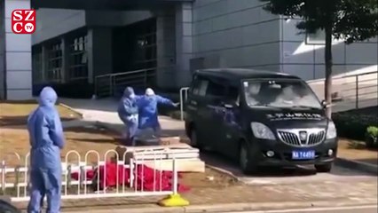 Wuhan'da acı dolu görüntü