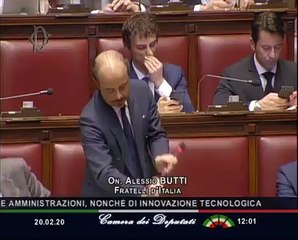 Diego De Lorenzis -Iintervento su ordine del giorno decreto #1000proroghe (20.02.20)