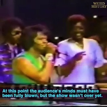 James Brown calls Michael Jackson Prince on the stage.