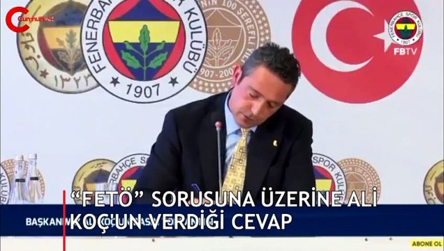 “FETÖ” sorusuna üzerine Ali Koç'un verdiği cevap