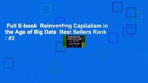Full E-book  Reinventing Capitalism in the Age of Big Data  Best Sellers Rank : #2