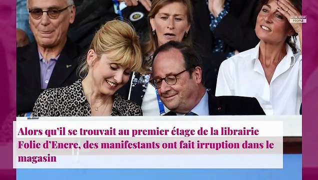François Hollande : sa dédicace tourne au vinaigre, l'ancien président exfiltré
