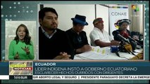 CONAIE desmiente expulsión de sus dirigentes en Guatemala