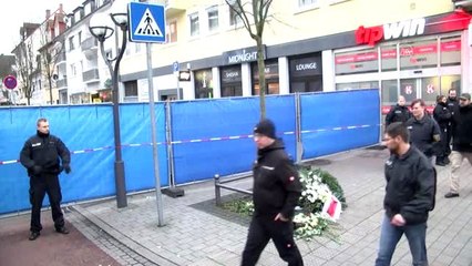 Almanya Cumhurbaşkanı Frank-Walter Steinmeier olay yerine çelenk bıraktı