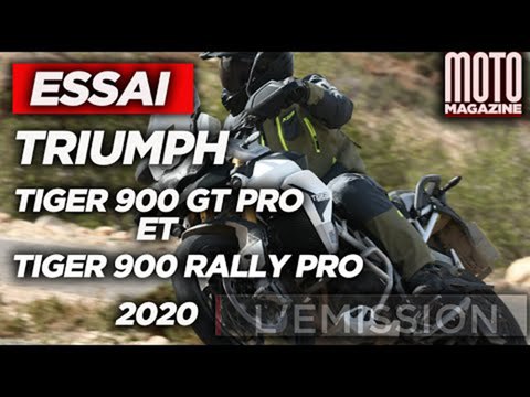 TRIUMPH TIGER 900 GT PRO & RALLY PRO - ESSAI MOTO MAGAZINE