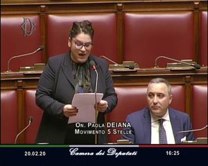 Paola Deiana - Intervento di fine seduta (20.02.20)