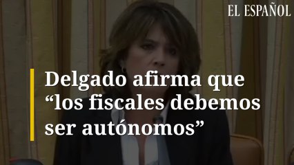 Delgado afirma que "los fiscales debemos ser autónomos"
