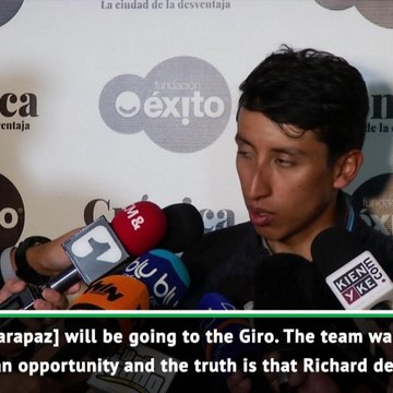 Bernal to skip Giro to focus on Olympics