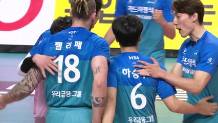 백업 센터 하승우 활약에 우리카드 선두 탈환 / YTN