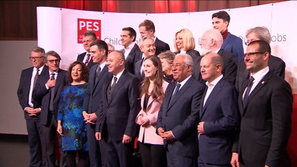 Sánchez participa en una reunión de líderes socialistas europeos