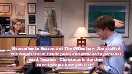 Jenna Fischer finally told us what was in the teapot that Jim bought for Pam on The Office