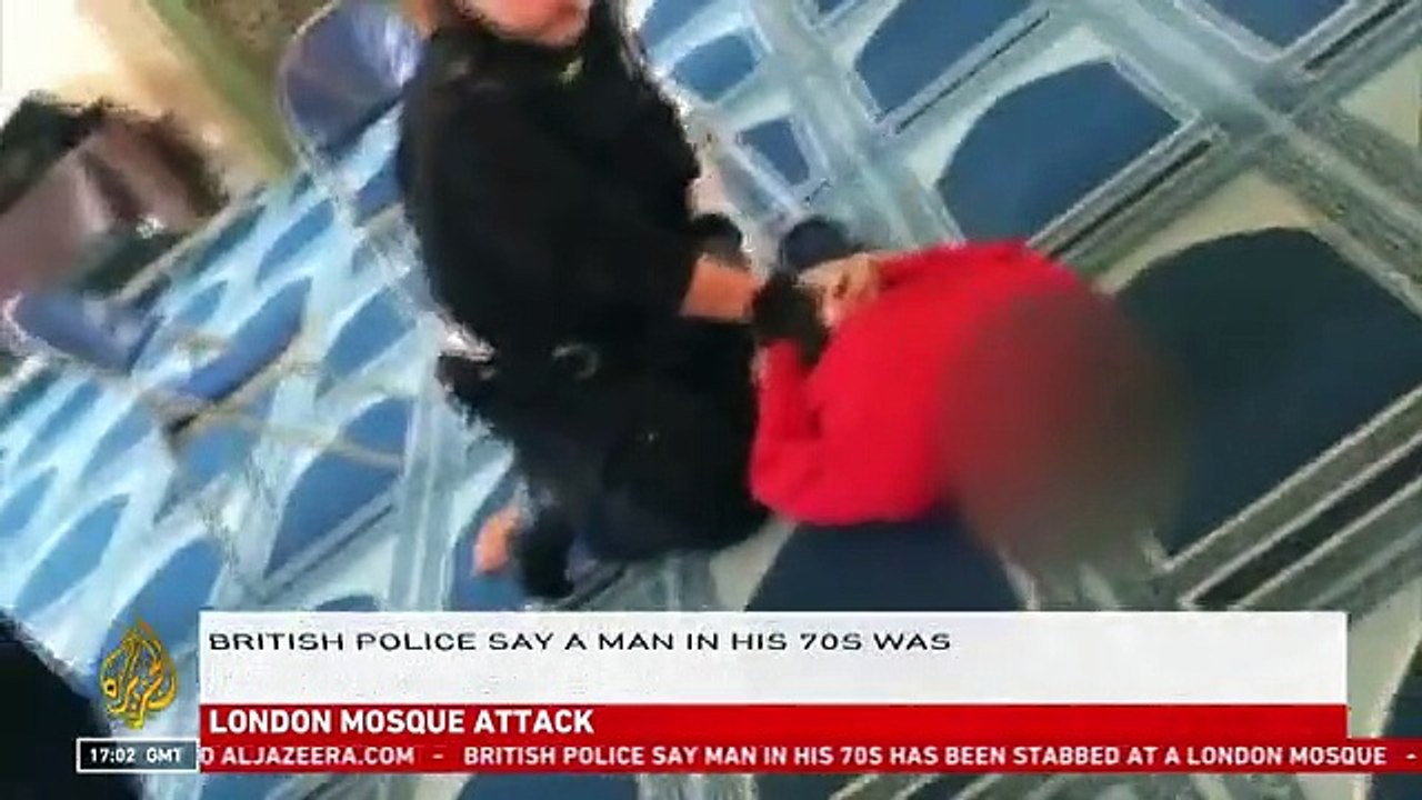 Latest on stabbing at central London mosque
