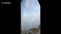 Locusts swarm skies of Saudi Arabian city