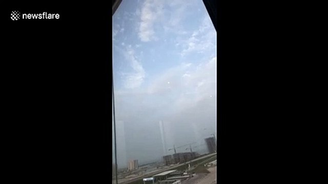 Locusts swarm skies of Saudi Arabian city