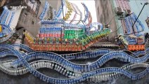 10,000 used plastic bottles are used as art, not trash, in Vietnam