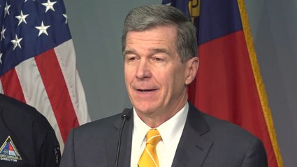 North Carolina governor warns of winter storm