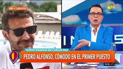 "Estoy feliz y tranquilo de estar en el primer puesto"