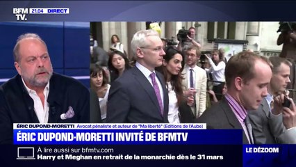 Eric Dupond-Moretti dénonce la "torture psychologique et physique" contre Julian Assange en prison